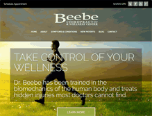 Tablet Screenshot of beebechiro.com